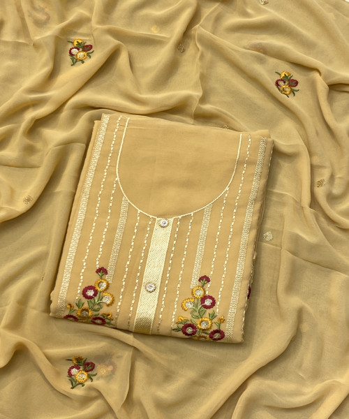 Unstitched Georgette Suit