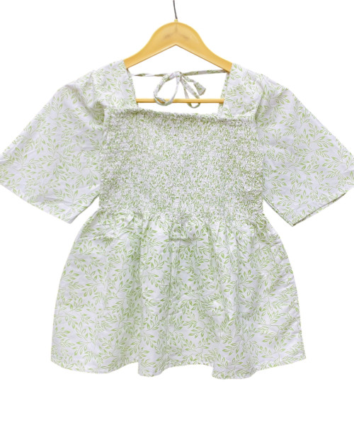 Green With White Top