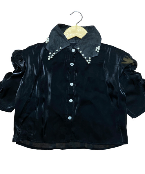 Black Organza Shirt