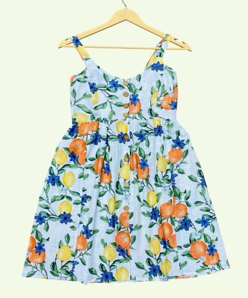Beautiful Printed Cotton Maxi Dress
