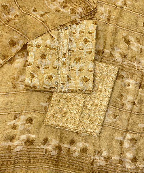 Cotton Unstitched Suits