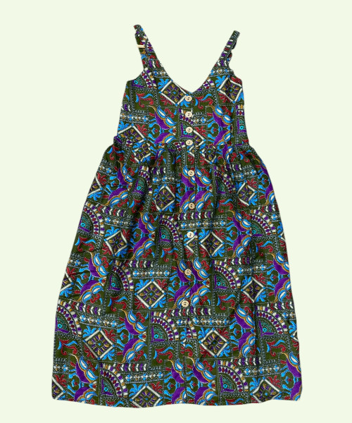 Jaipuri  Cotton  Maxi Dress