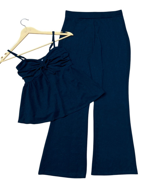 Black Two Pc Set For Women