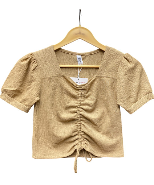 Light Brown Crop Top