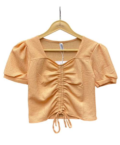 Light Orange Crop Top