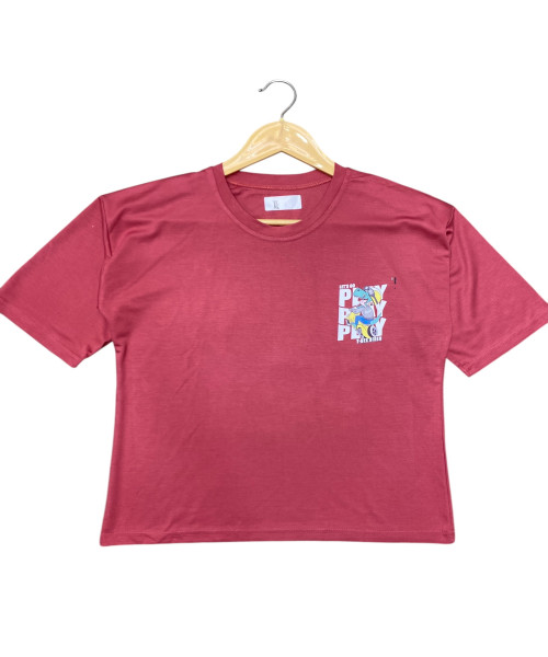 Printed Cotton T Shirt