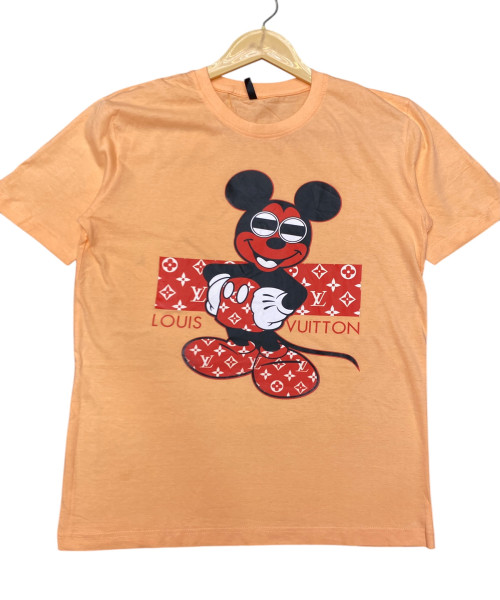 Printed Round Neck T Shirt