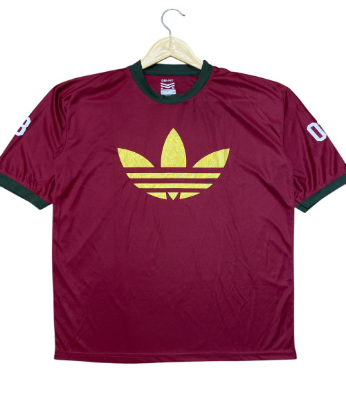 Maroon Drop Shoulder T Shirt
