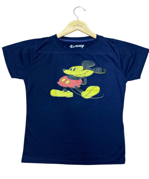 Navy Blue Printed T Shirt