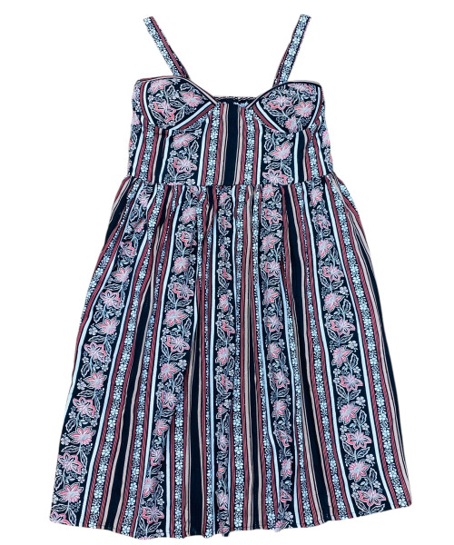 Flower  Printed Padded Dress