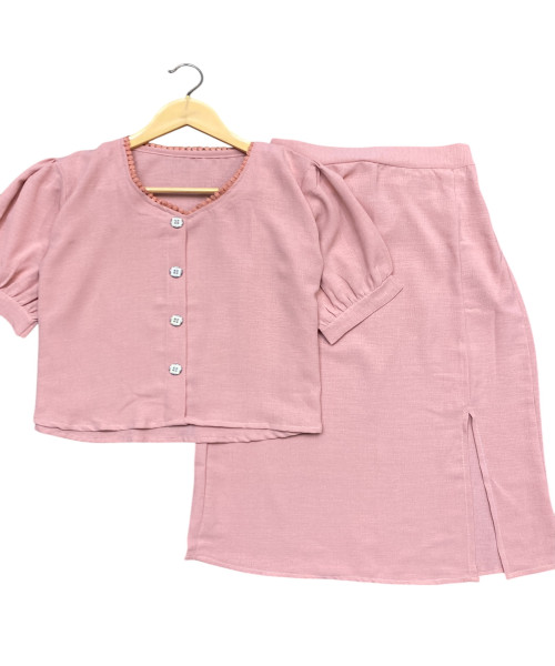 Top And Skirt Combo Set