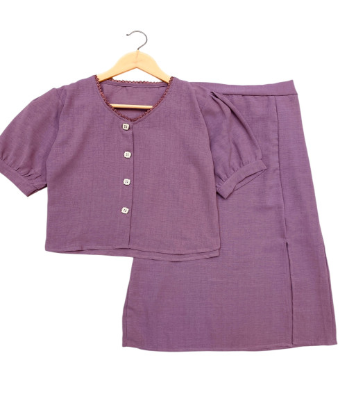 Skirt And Top Combo Set