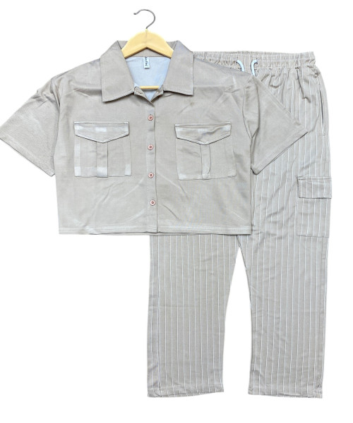 Cargo  Pant Two  Piece Co Ord Set