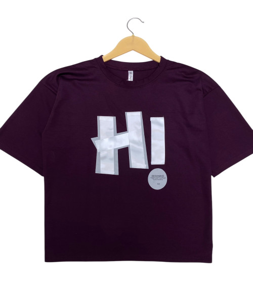 Wine Round Neck T Shirt