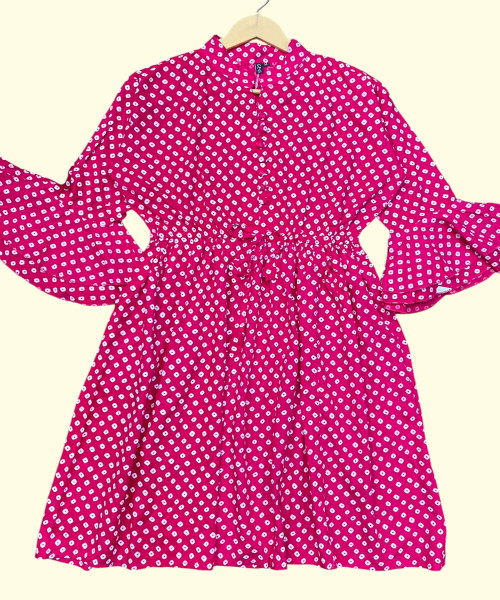 Pink Cotton Dress