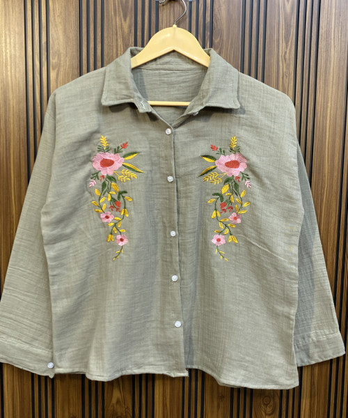 Printed Women Long Shirt