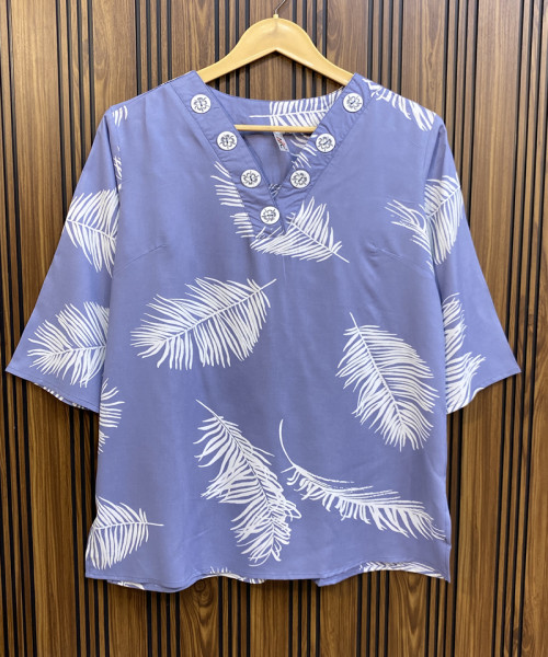 White Printed Kurtis