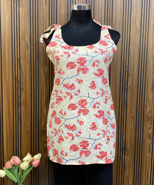 Leaves Printed Kurtis