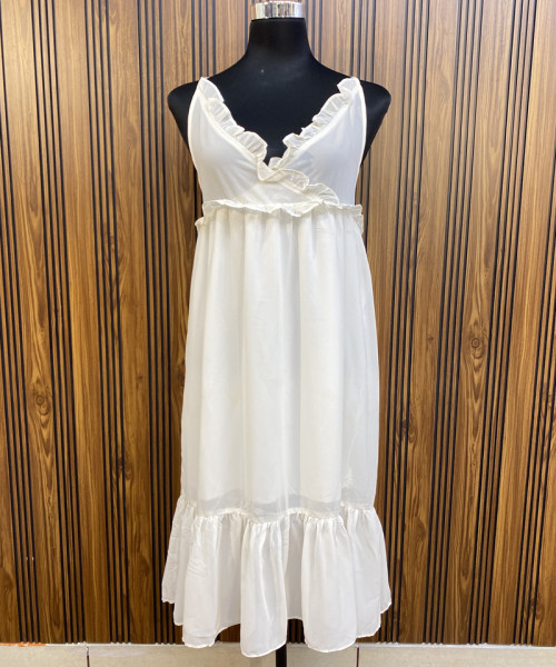 White Long Summer Dress