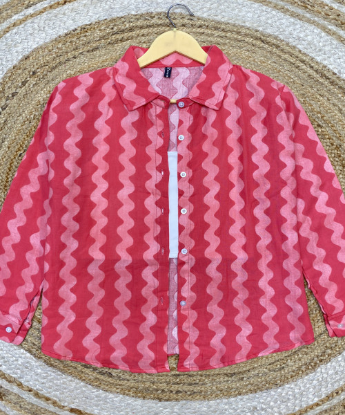 Printed Cotton Shirt For Women