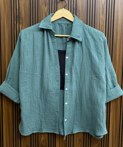 Long Cotton Shirt For Women