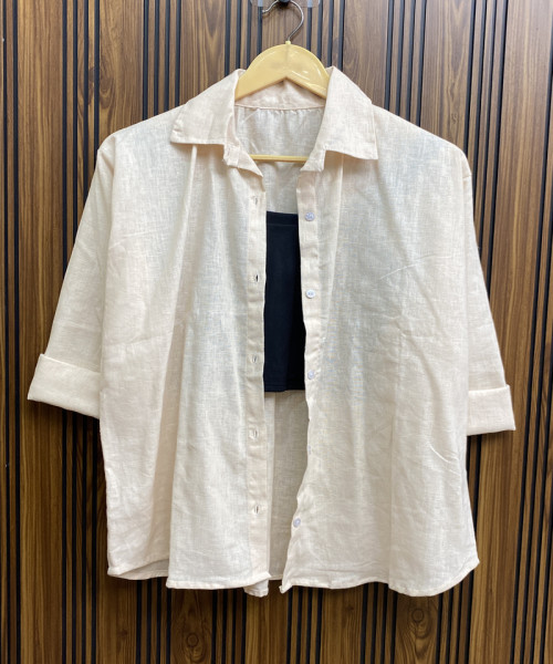 Off White Cotton Shirt
