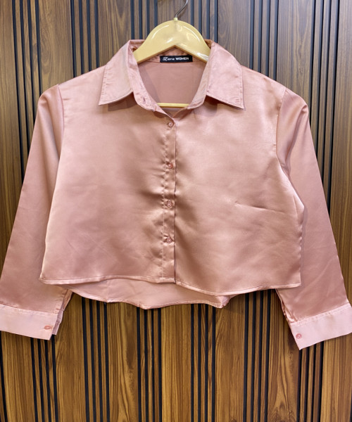 Peach Summer Shirt For Women