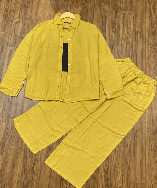 Mustard Yellow Three Pc Set