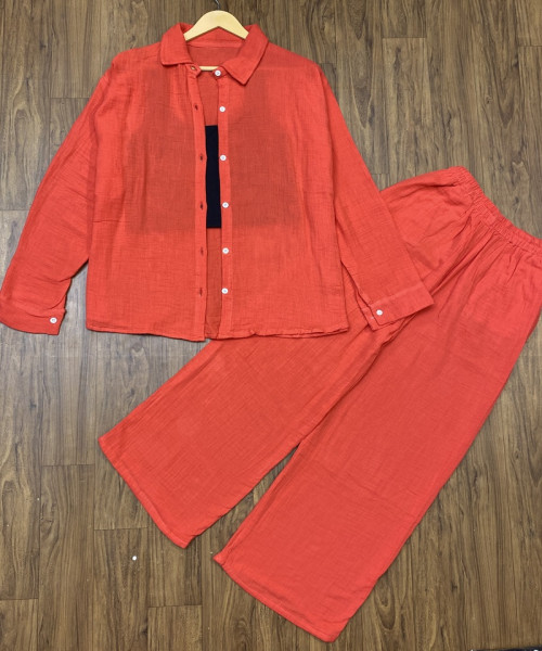 Red Co Ord Set