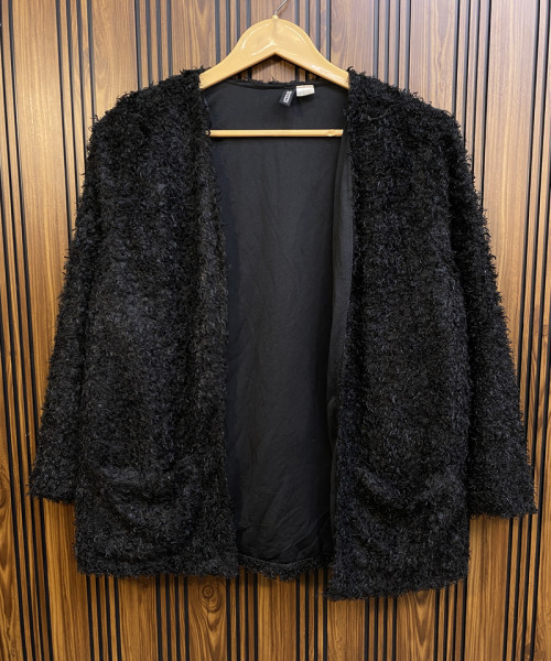 Black Fur Shrugs