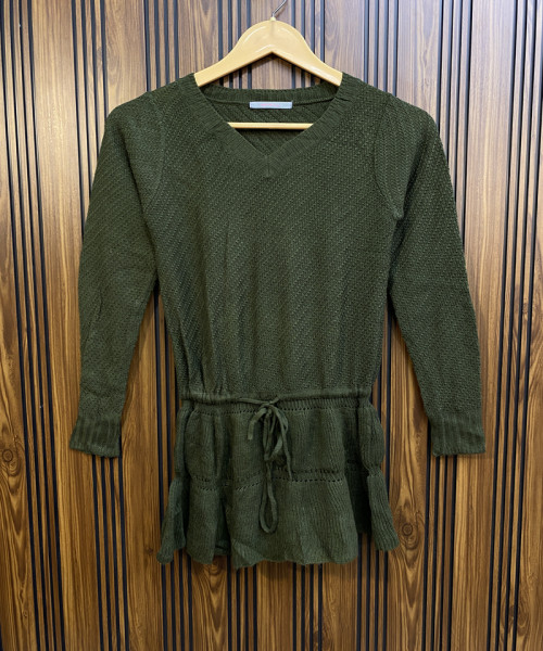 Green Knitted Top