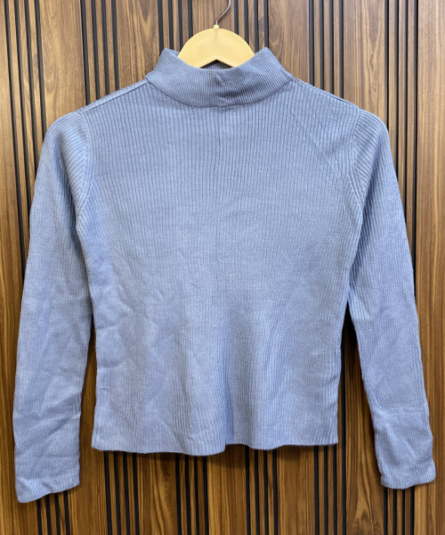 Grey Knitted Top For Women