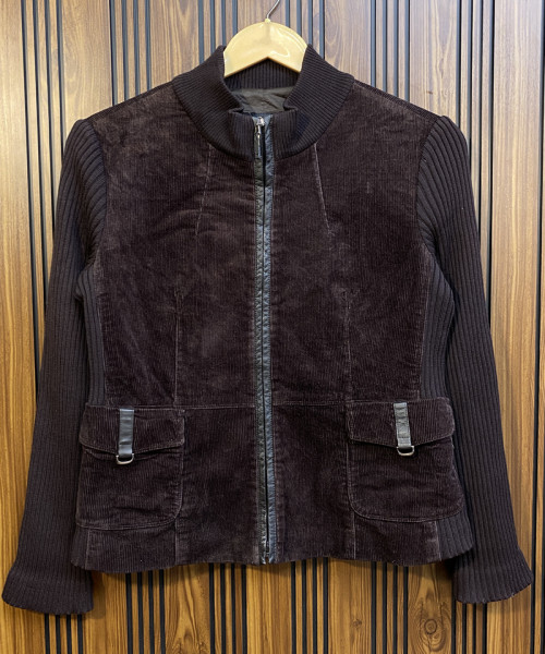Dark Brown Zipper