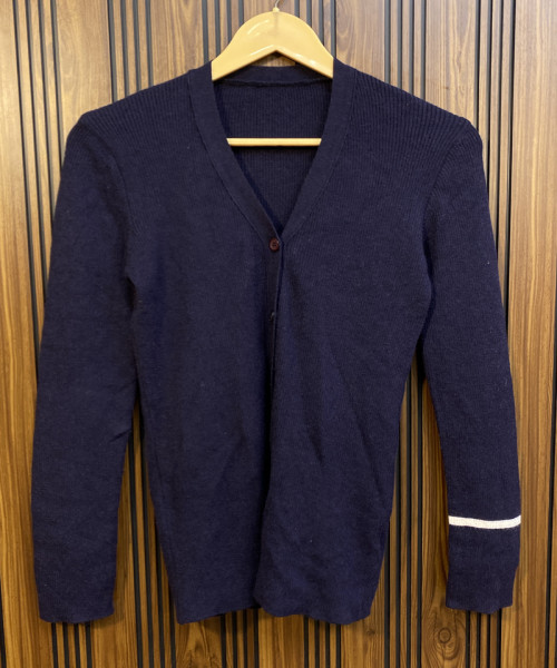 Navy Blue Winter Cardigan