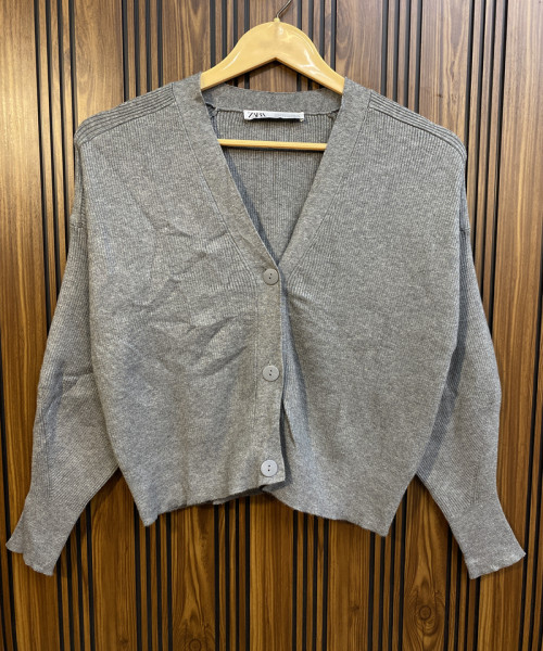 Grey Winter Cardigan