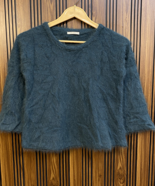 Round Neck Winter Fur Top