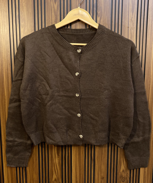 Brown Winter Cardigan