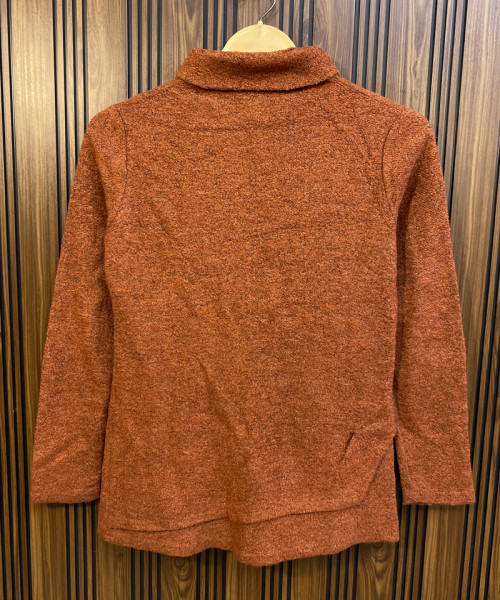 Mustard High Neck Pre Winter Top