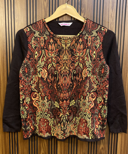 Printed Knitted Top
