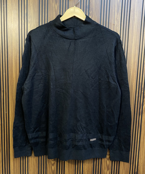 Black Long Knitted Top