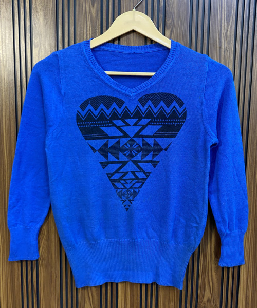 Black With Blue Pre Winter Top