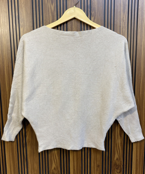 Off White Knit Pullover