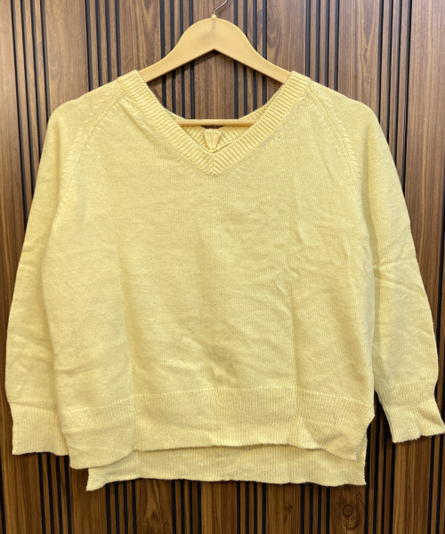V Neck Knit Pullover