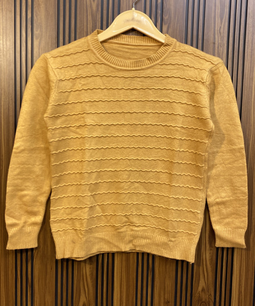 Mustard Yellow Winter Knitted Top