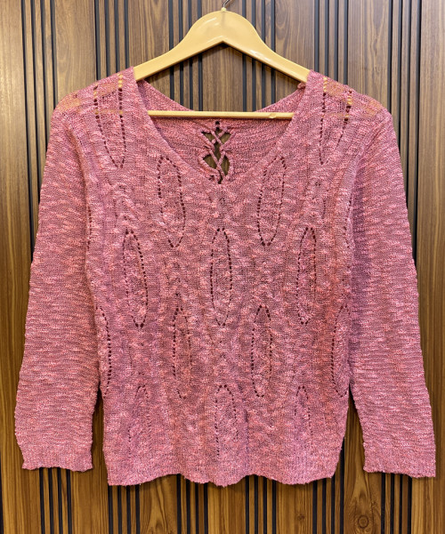 Pre Winter Knit Top For Women