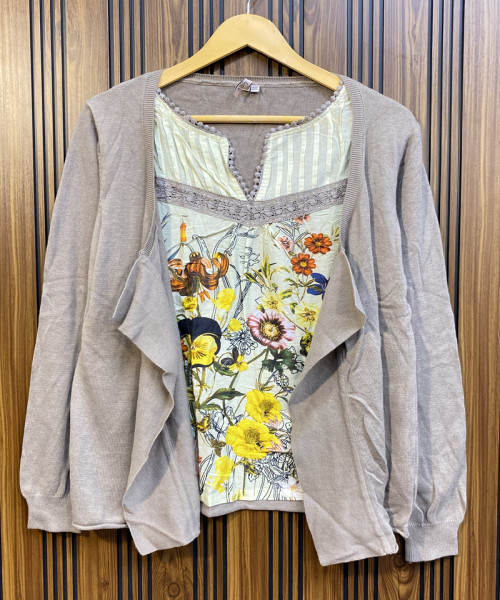 Grey Pre Winter Knitted Top