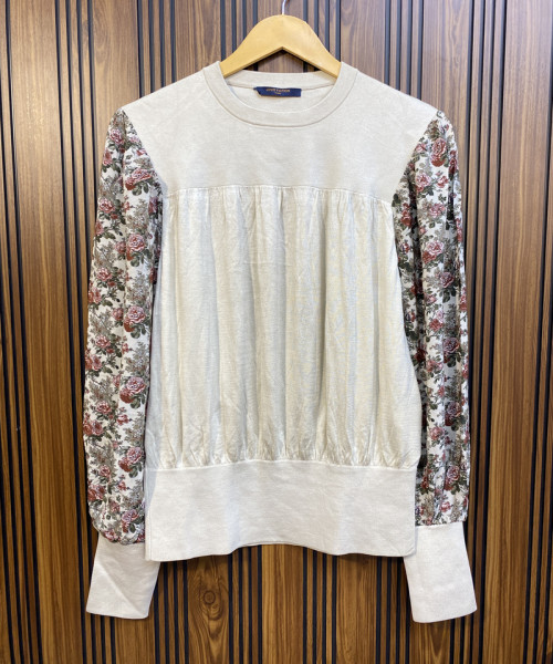 Off White Winter Knit Top