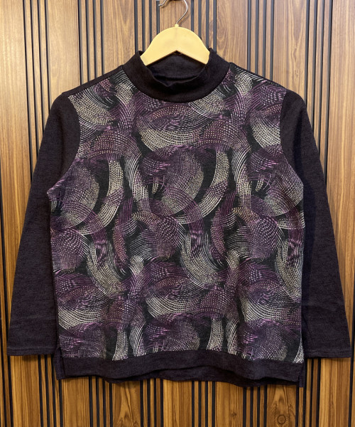 Printed Winter Knitted Pullover