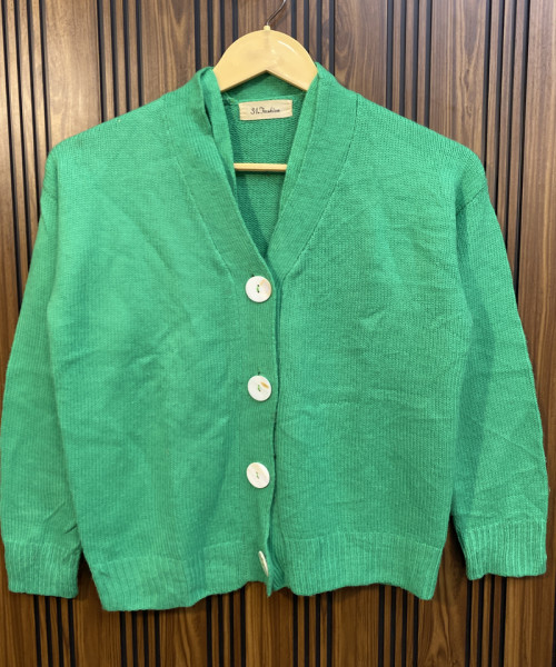 Green Winter Cardigan