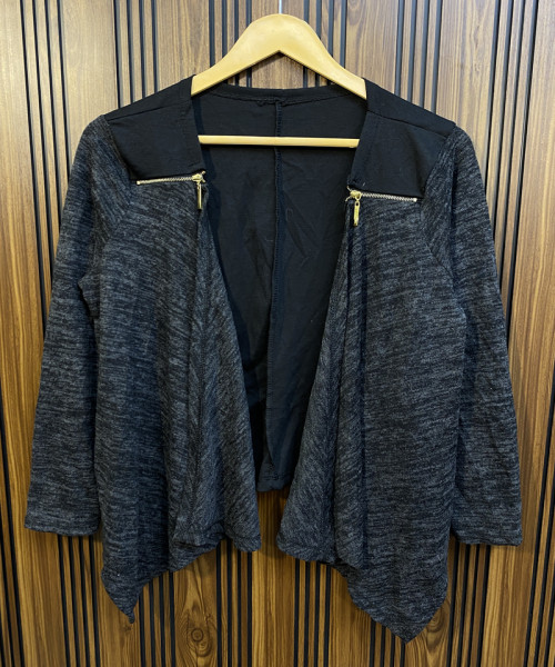 Black Winter Shrug For Women